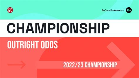 championship outright odds